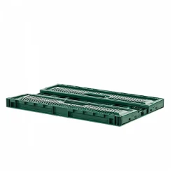 Caisse pliable empilable 600 x 400 x 190 mm 36 L - vert