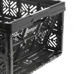 Caisse pliante 32 litres noire ida - Noir