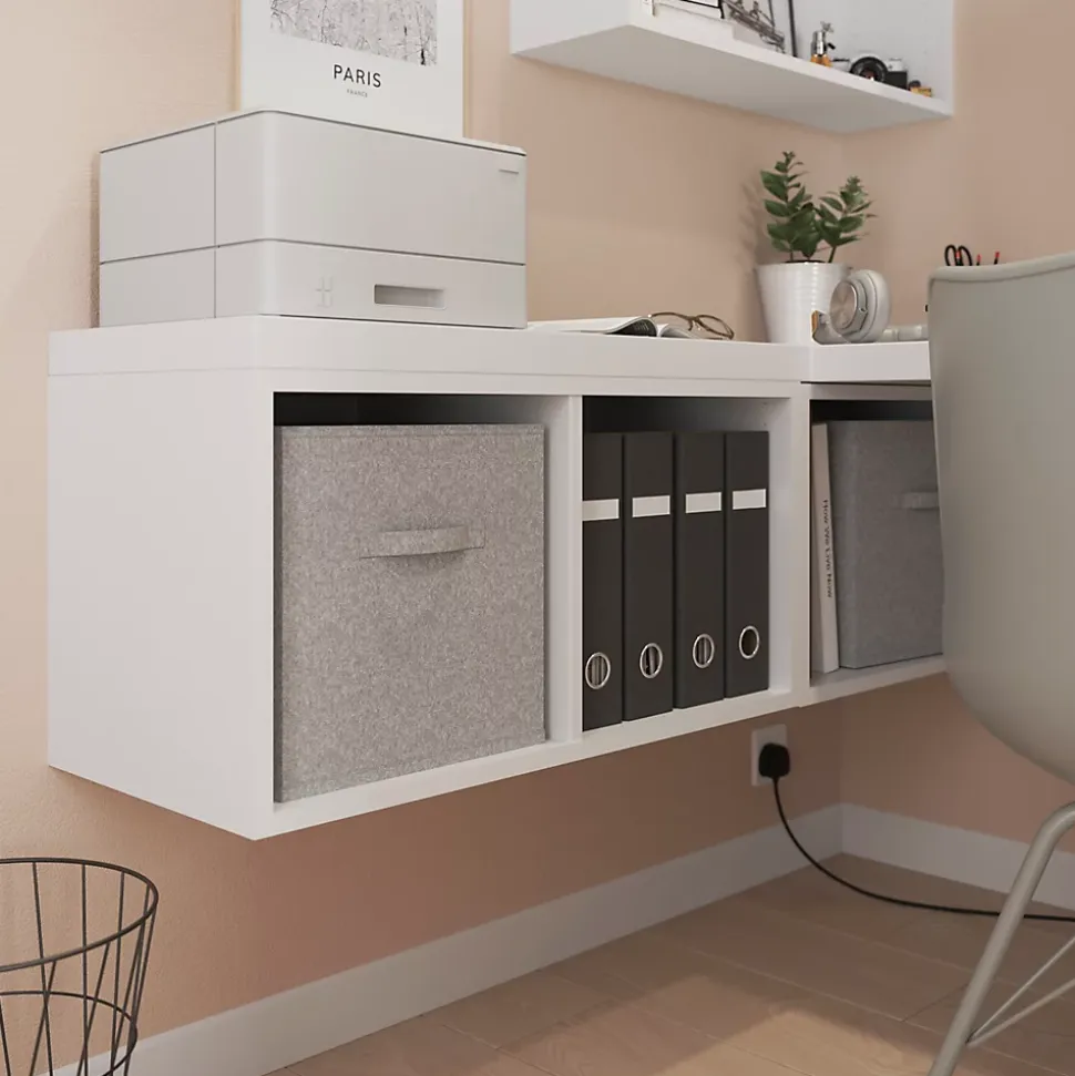 Caisson blanc GoodHome Atomia H. 37,5 x L. 75 x P. 35 cm