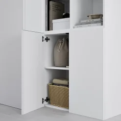 Caisson blanc GoodHome Atomia H. 75 x L. 75 x P. 35 cm