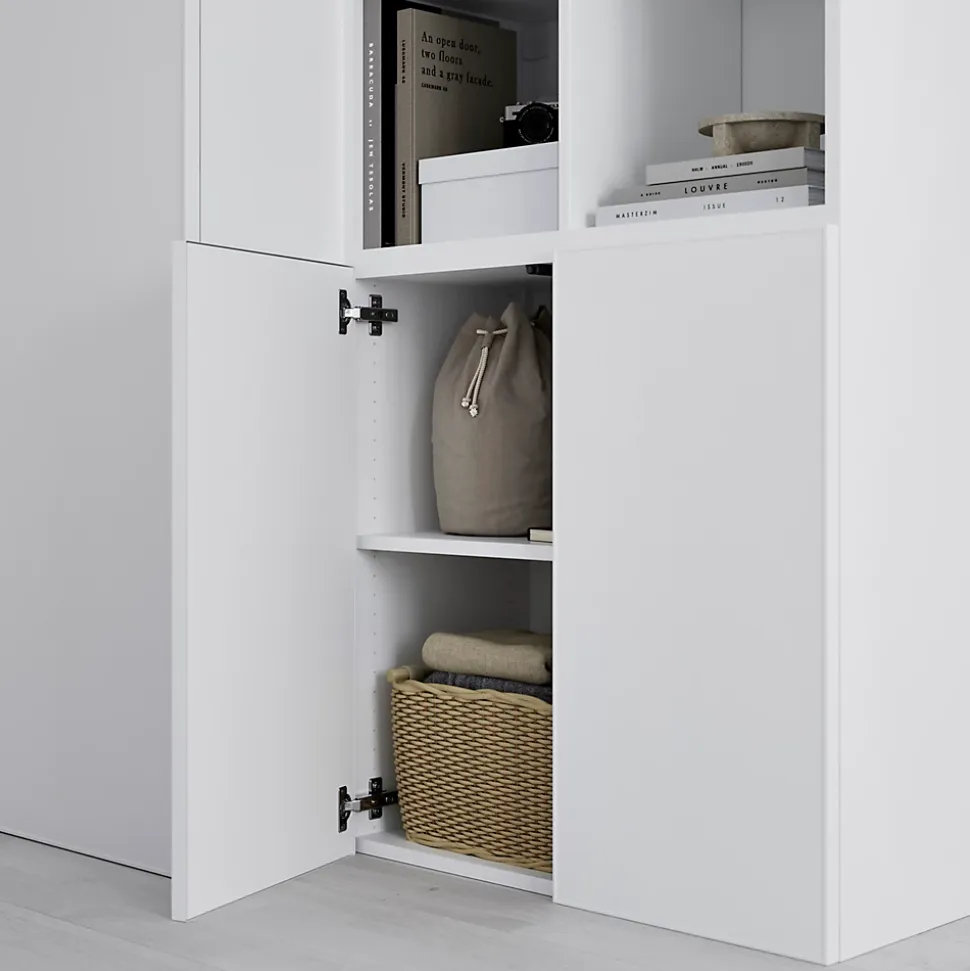 Caisson blanc GoodHome Atomia H. 75 x L. 75 x P. 35 cm