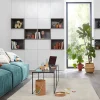 Caisson blanc GoodHome Atomia H. 37,5 x L. 37,5 x P. 20 cm