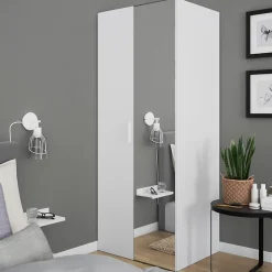 Caisson blanc GoodHome Atomia H. 187,5 x L. 75 x P. 58 cm