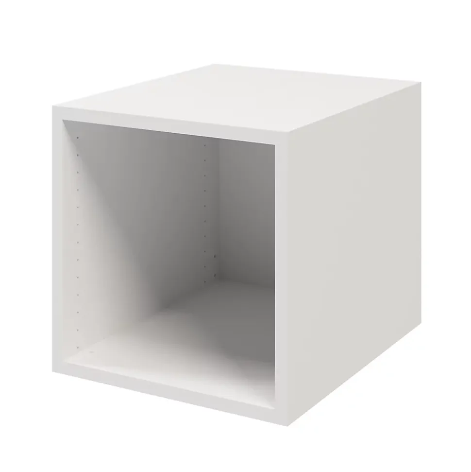 Caisson blanc GoodHome Atomia H. 37,5 x L. 37,5 x P. 45 cm