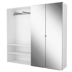Caisson blanc GoodHome Atomia H. 187,5 x L. 100 x P. 45 cm