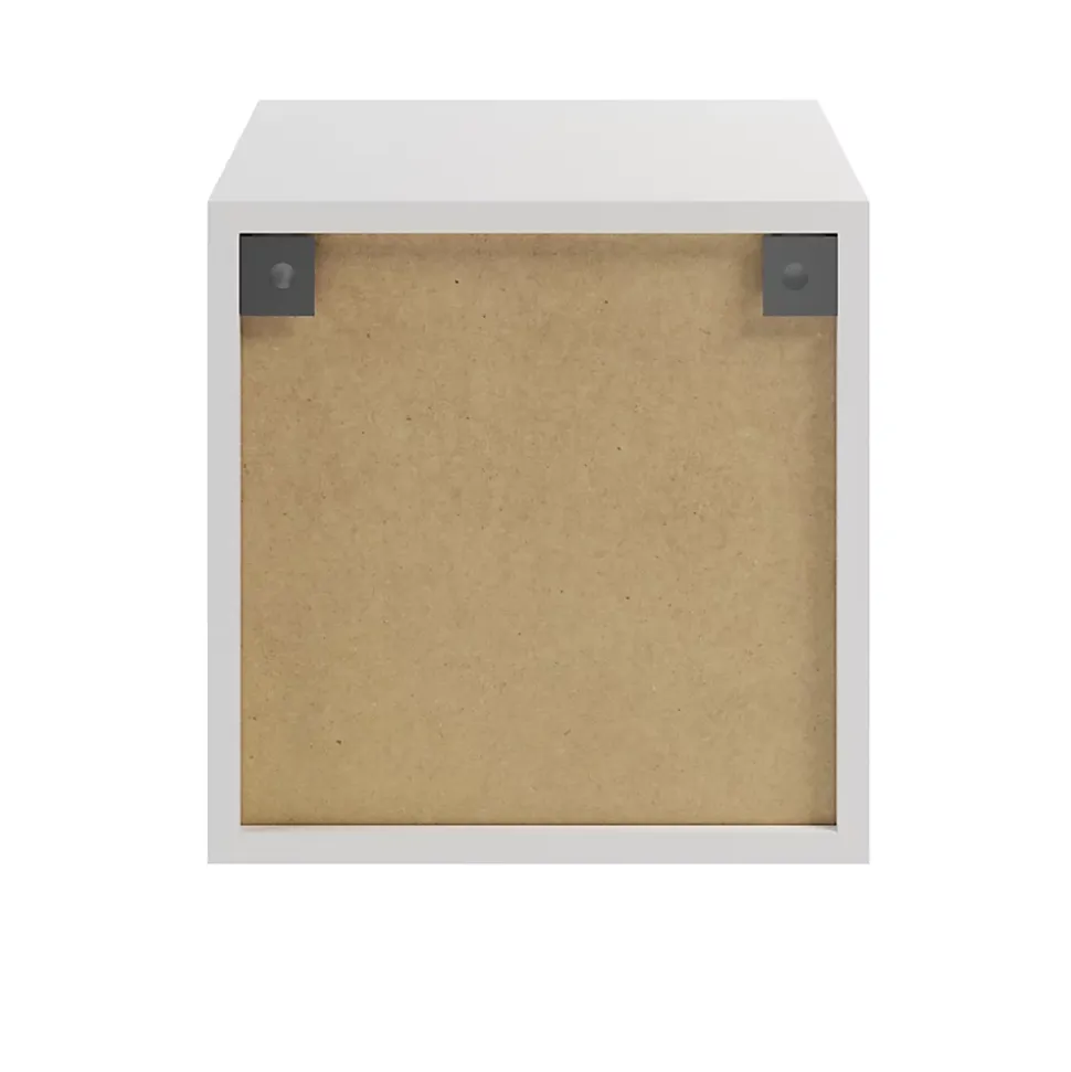 Caisson blanc GoodHome Atomia H. 37,5 x L. 37,5 x P. 35 cm