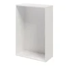 Caisson blanc GoodHome Atomia H. 112,5 x L. 75 x P. 35 cm