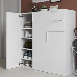 Caisson blanc GoodHome Atomia H. 112,5 x L. 75 x P. 35 cm