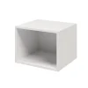 Caisson blanc GoodHome Atomia H. 37,5 x L. 50 x P. 45 cm