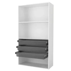 Caisson blanc GoodHome Atomia H. 225 x L. 100 x P. 45 cm