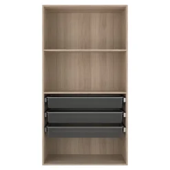 Caisson chêne clair GoodHome Atomia H. 225 x L. 100 x P. 45 cm