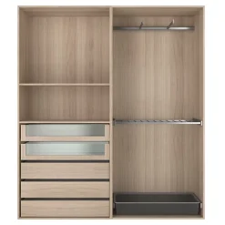 Caisson chêne clair GoodHome Atomia H. 225 x L. 100 x P. 45 cm
