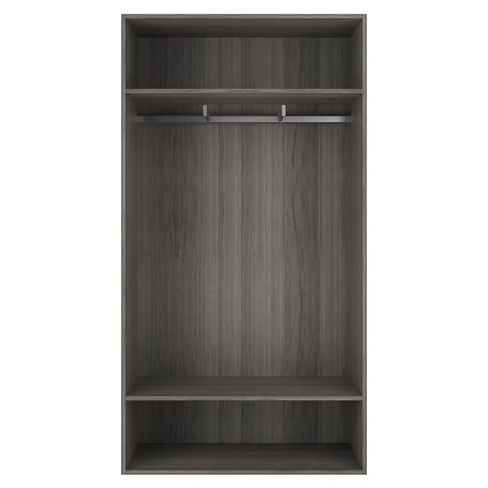 Caisson chêne grisé GoodHome Atomia H. 187,5 x L. 100 x P. 45 cm