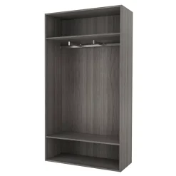 Caisson chêne grisé GoodHome Atomia H. 187,5 x L. 100 x P. 45 cm