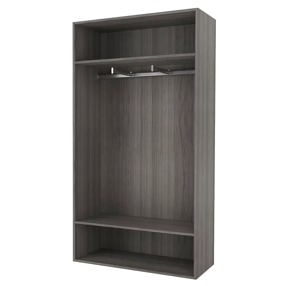 Caisson chêne grisé GoodHome Atomia H. 187,5 x L. 100 x P. 45 cm
