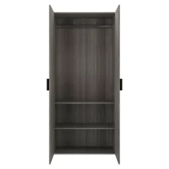 Caisson chêne grisé GoodHome Atomia H. 187,5 x L. 100 x P. 45 cm