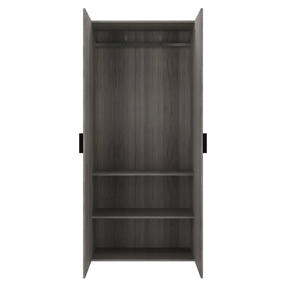 Caisson chêne grisé GoodHome Atomia H. 187,5 x L. 100 x P. 45 cm