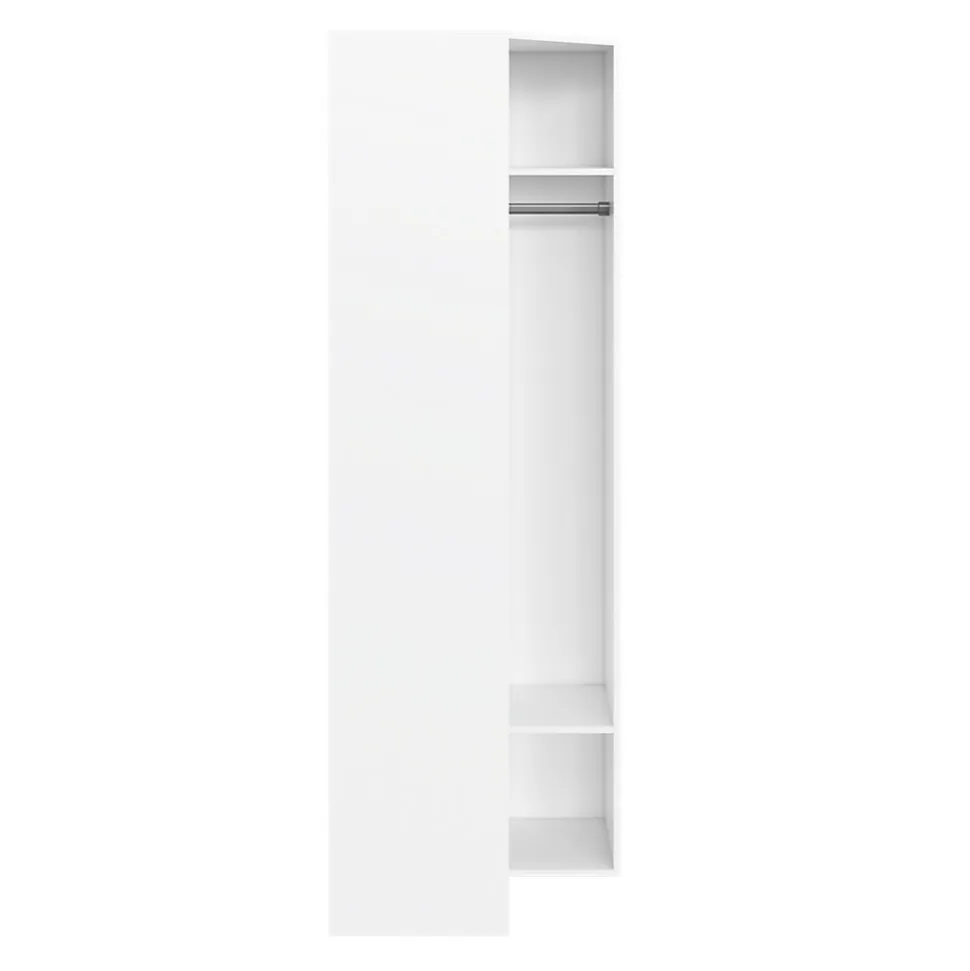 Caisson d'angle blanc GoodHome Atomia H. 225 x L. 75 x P. 45 cm