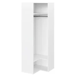 Caisson d'angle blanc GoodHome Atomia H. 225 x L. 75 x P. 45 cm