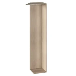 Caisson d'angle chêne chaud Atomia l. 42,8 x H. 225 x P. 45 cm
