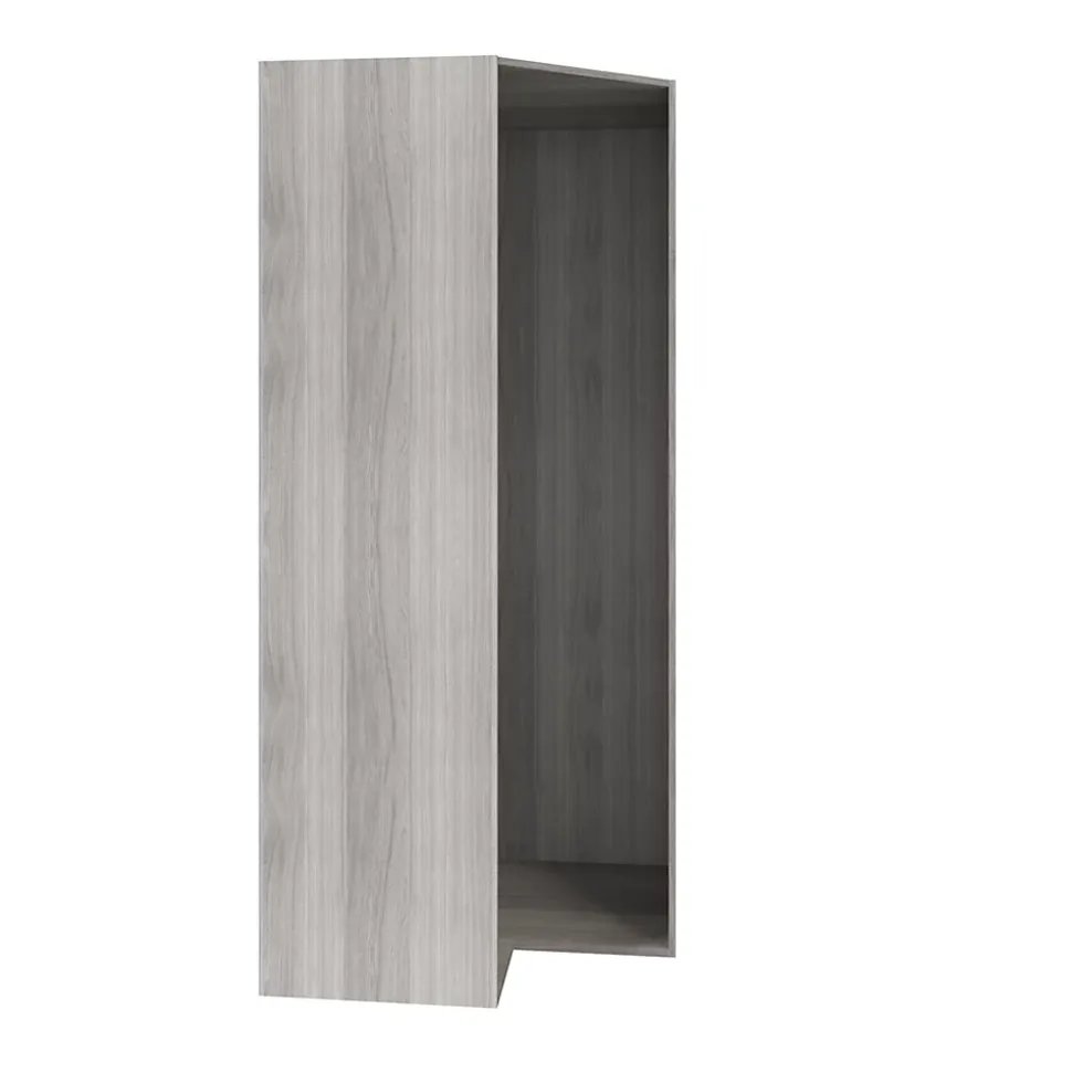 Caisson d'angle effet chêne grisé GoodHome Atomia H. 225 x L. 100 x P. 89 cm