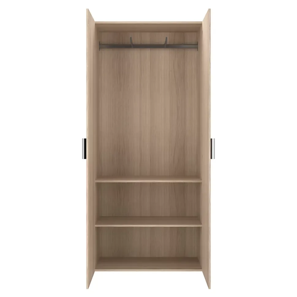 Caisson effet chêne GoodHome Atomia H. 187,5 x L. 100 x P. 45 cm