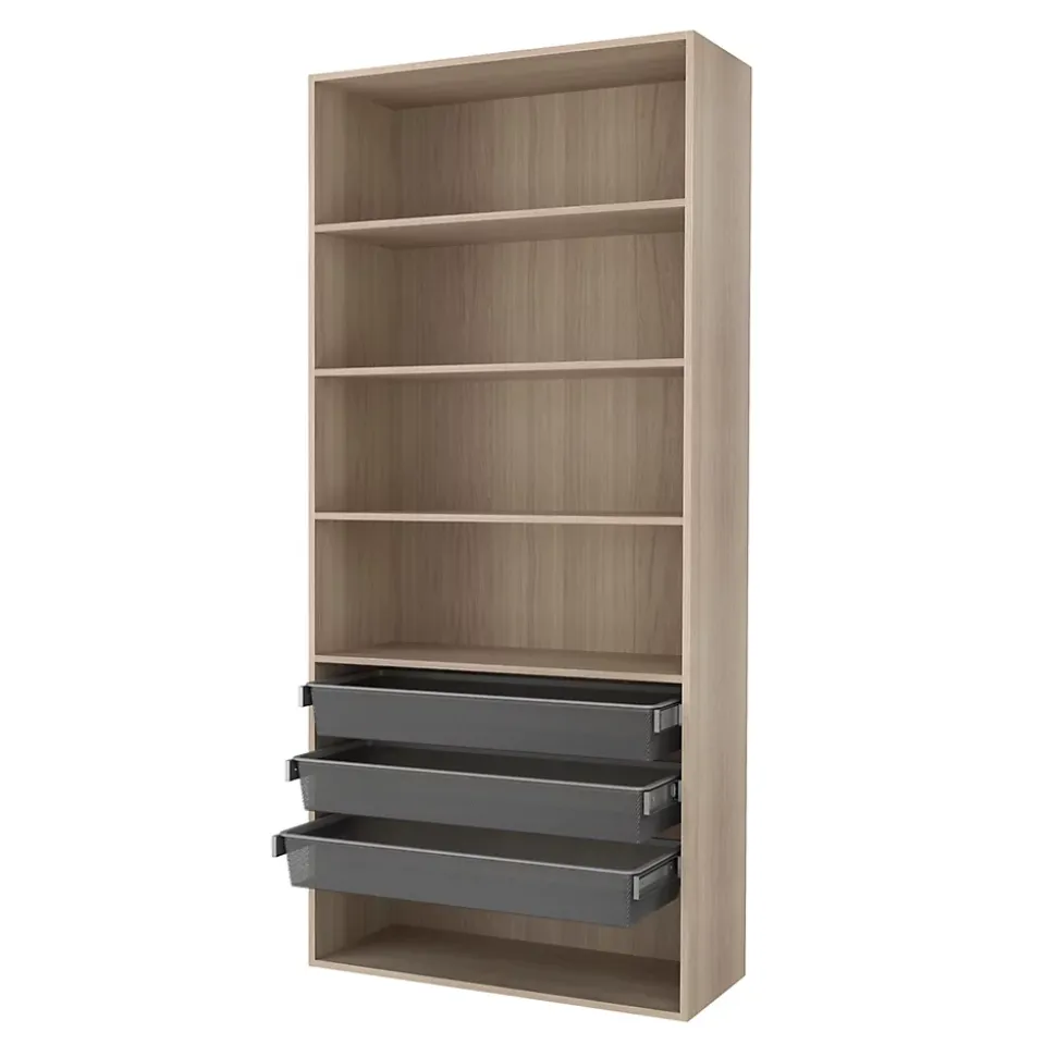 Caisson effet chêne GoodHome Atomia H. 187,5 x L. 100 x P. 45 cm