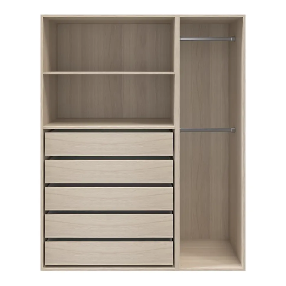 Caisson effet chêne GoodHome Atomia H. 187,5 x L. 100 x P. 58 cm