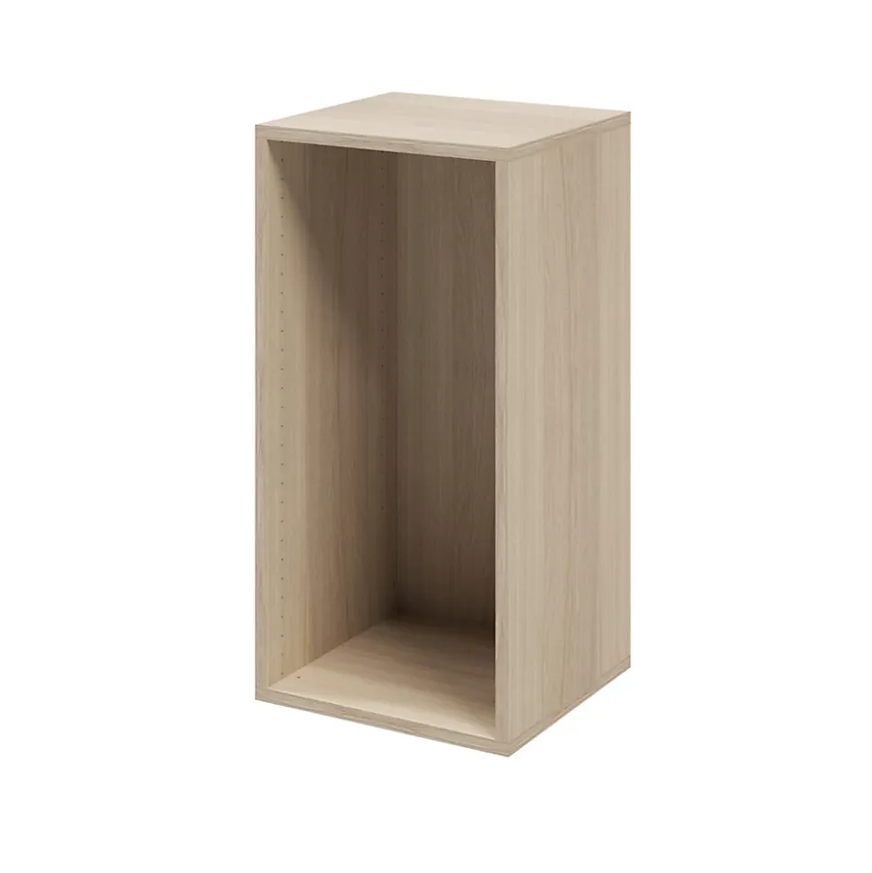 Caisson effet chêne GoodHome Atomia H. 75 x L. 37,5 x P. 35 cm