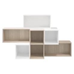 Caisson effet chêne GoodHome Atomia H. 75 x L. 37,5 x P. 35 cm