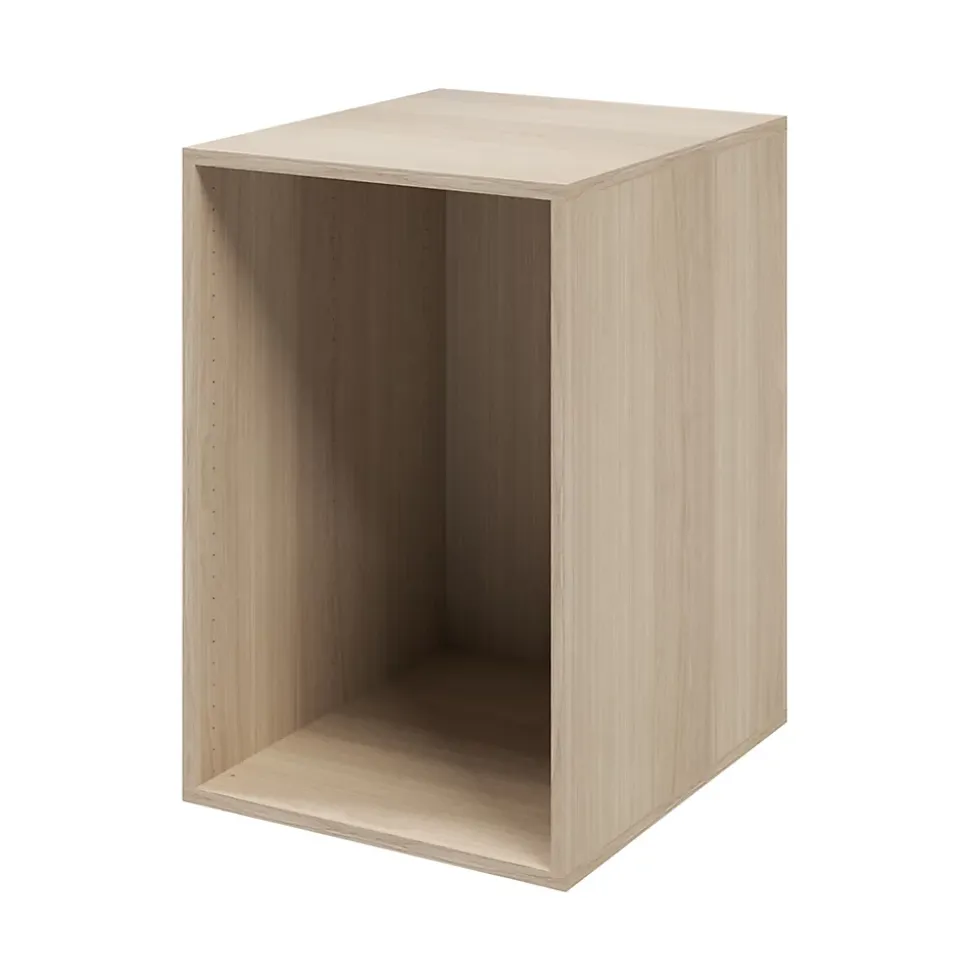 Caisson effet chêne GoodHome Atomia H. 75 x L. 50 x P. 58 cm