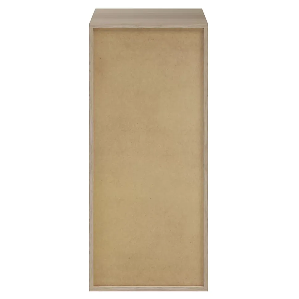 Caisson effet chêne GoodHome Atomia H. 112,5 x L. 50 x P. 45 cm