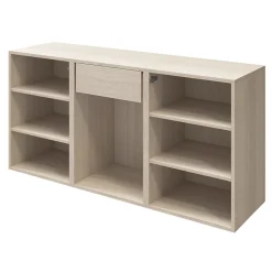 Caisson effet chêne GoodHome Atomia H. 75 x L. 50 x P. 45 cm