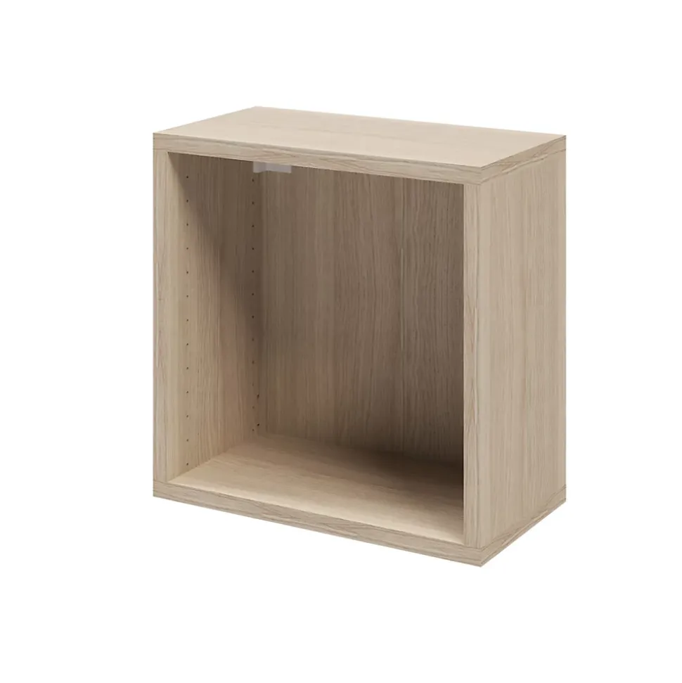 Caisson effet chêne GoodHome Atomia H. 37,5 x L. 37,5 x P. 20 cm