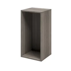 Caisson effet chêne grisé GoodHome Atomia H. 75 x L. 37,5 x P. 35 cm