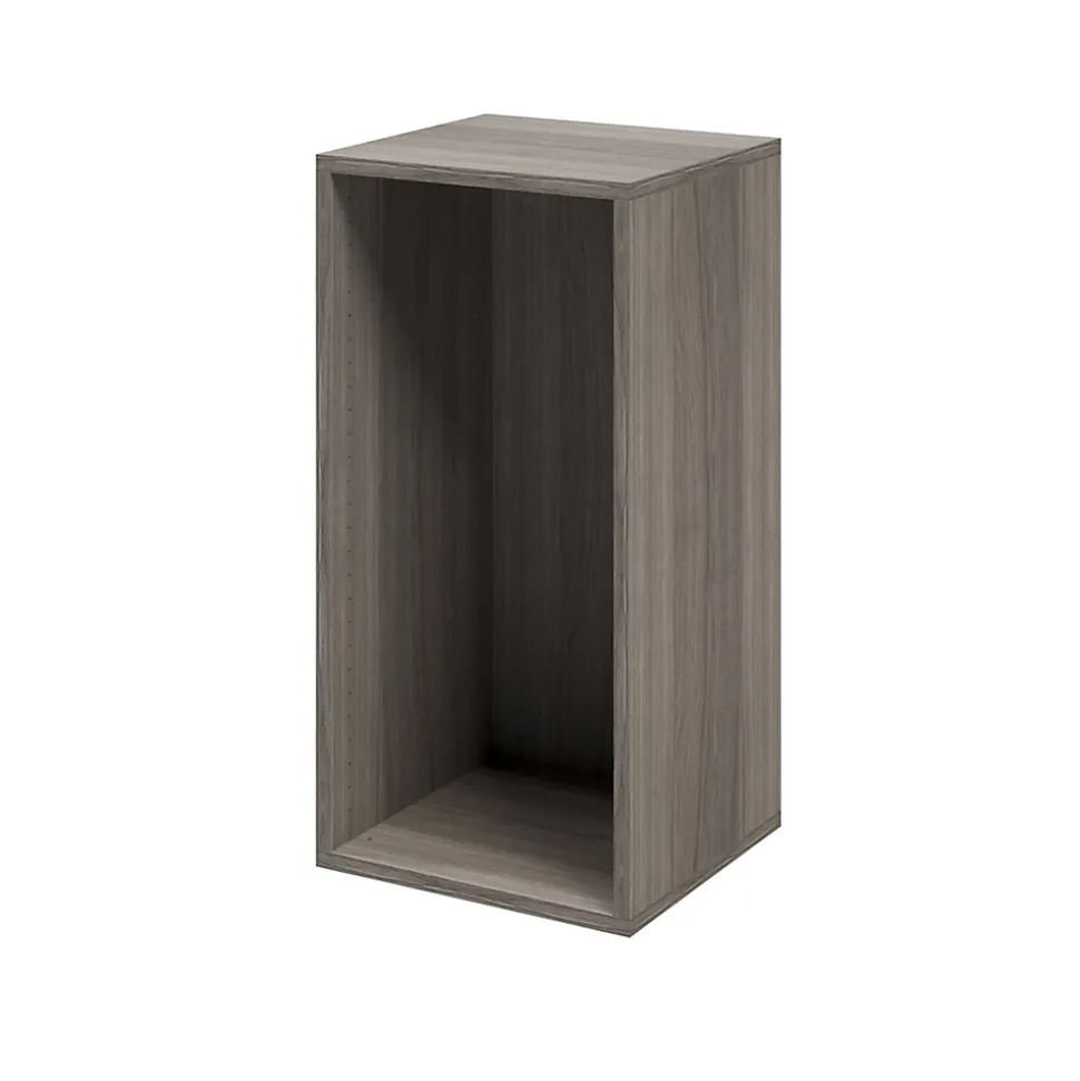 Caisson effet chêne grisé GoodHome Atomia H. 75 x L. 37,5 x P. 35 cm