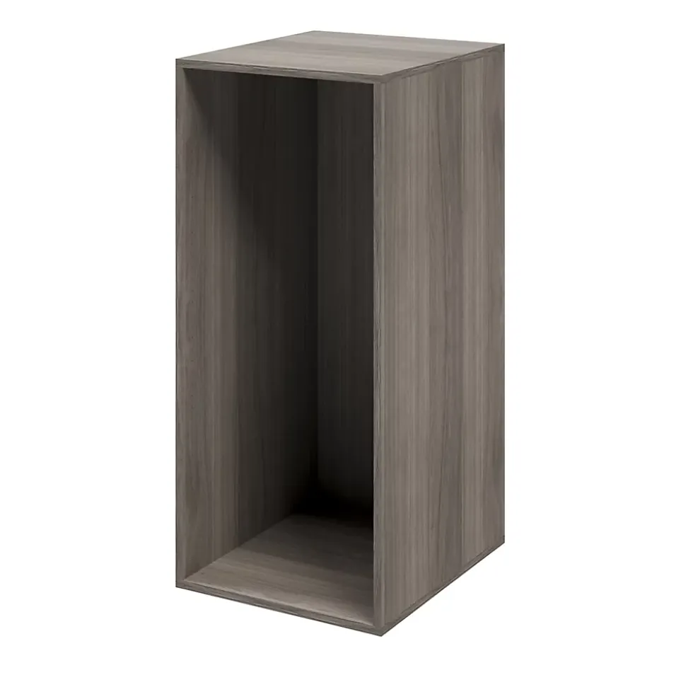 Caisson effet chêne grisé GoodHome Atomia H. 112,5 x L. 50 x P. 58 cm