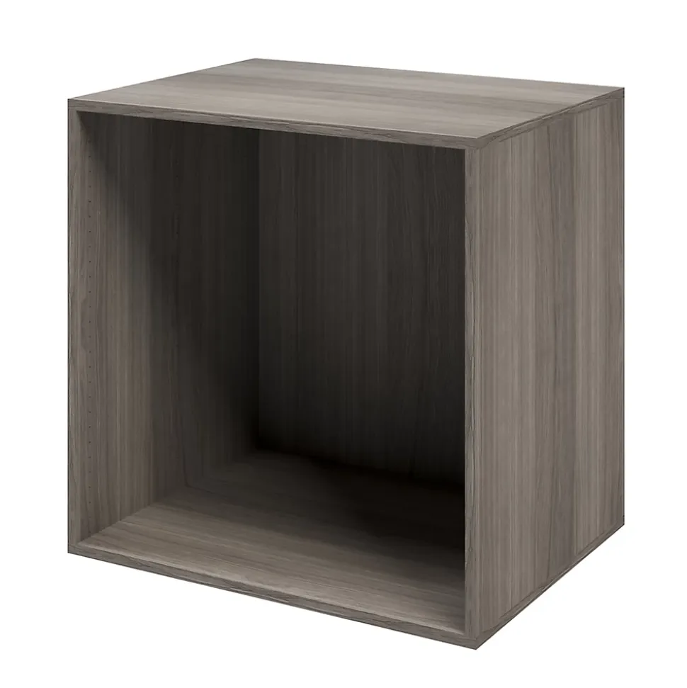 Caisson effet chêne grisé GoodHome Atomia H. 75 x L. 75 x P. 58 cm
