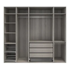 Caisson effet chêne grisé GoodHome Atomia H. 225 x L. 100 x P. 58 cm