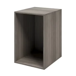Caisson effet chêne grisé GoodHome Atomia H. 75 x L. 50 x P. 58 cm