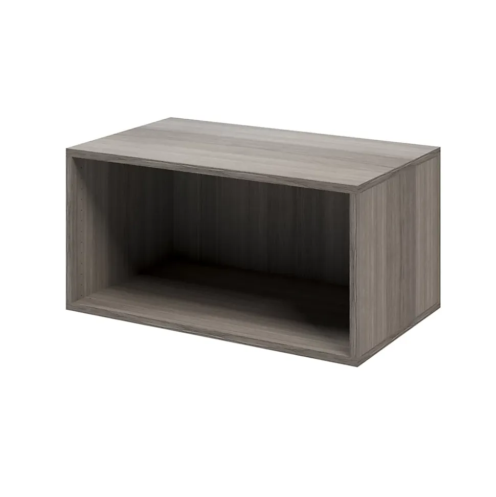 Caisson effet chêne grisé GoodHome Atomia H. 37,5 x L. 75 x P. 45 cm