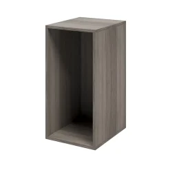 Caisson effet chêne grisé GoodHome Atomia H. 75 x L. 37,5 x P. 45 cm