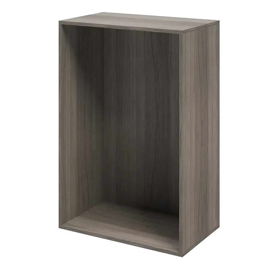 Caisson effet chêne grisé GoodHome Atomia H. 112,5 x L. 75 x P. 45 cm