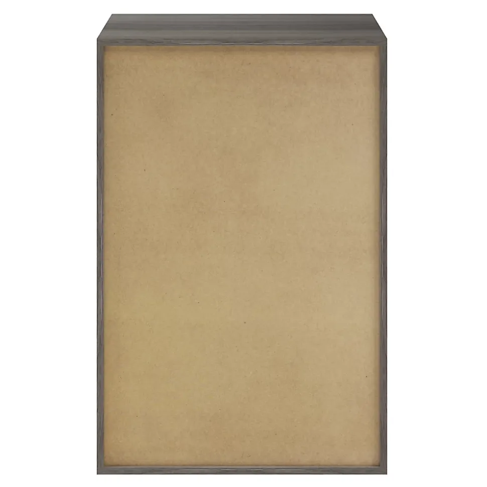 Caisson effet chêne grisé GoodHome Atomia H. 112,5 x L. 75 x P. 45 cm