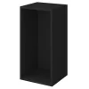 Caisson noir GoodHome Atomia H. 75 x L. 37 x P. 35 cm