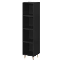 Caisson noir GoodHome Atomia H. 37 x L. 37 x P. 35 cm