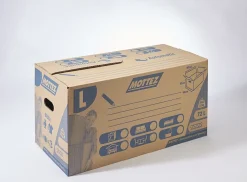 Carton de déménagement 20 kg Mottez H. 30 x L. 60 x l. 40 cm vendu par 20 pièces