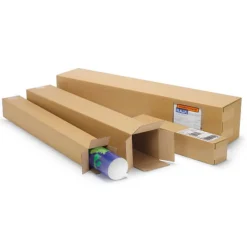 Carton d'emballage allongé 50 x 10 x 10 cm - Simple cannelure