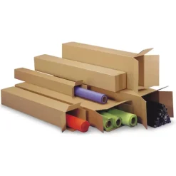 Carton d'emballage allongé 50 x 10 x 10 cm - Simple cannelure