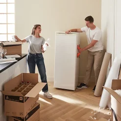 Carton déménagement standard avec poignées H. 30 x L. 60 x l. 40 cm, capacité 72 L Pack and Move vendu par 20 pièces